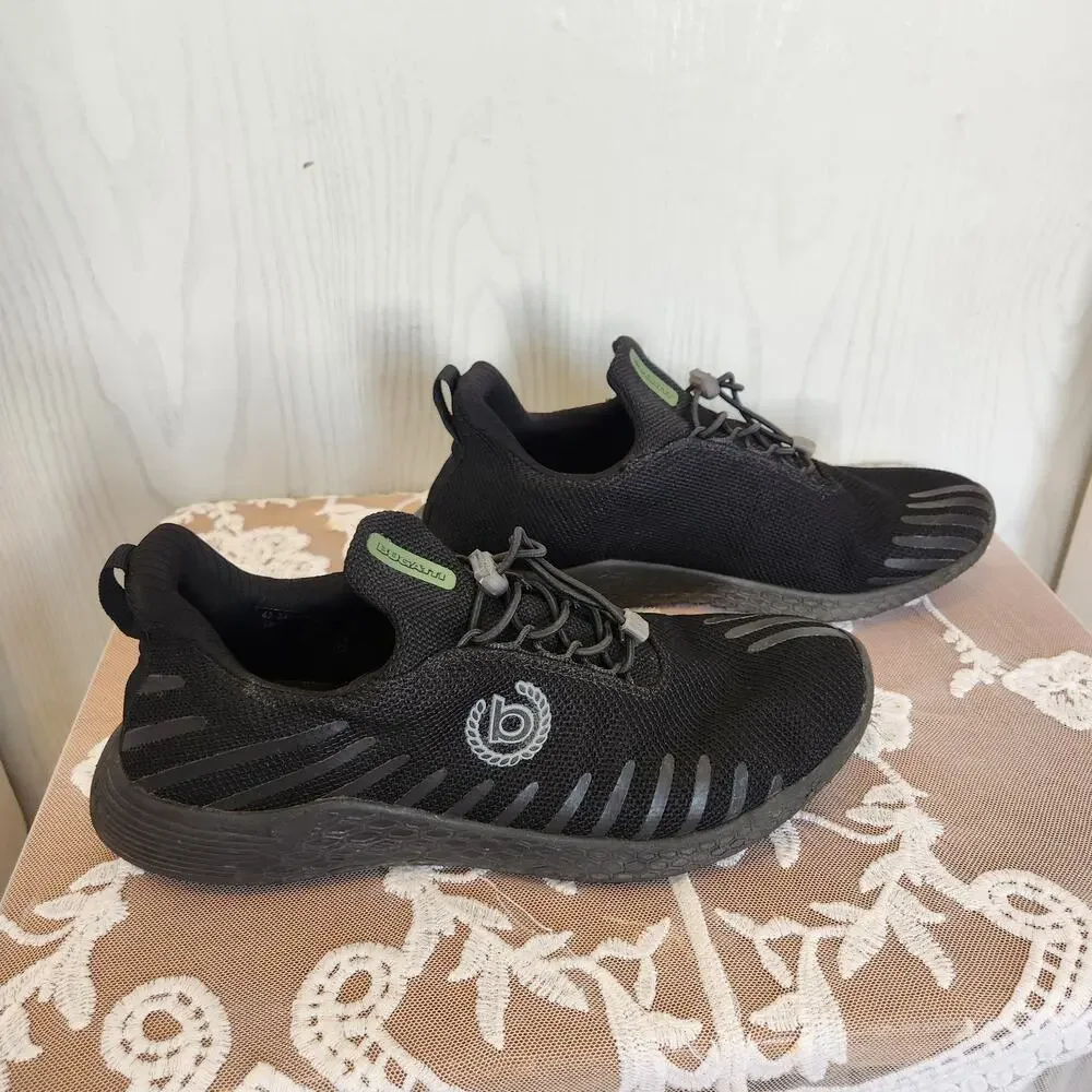 Bugatti Men's 9.5 Black Fashion Sneakers Style 345870606900 Lace Up Foam Sole